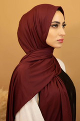 Jersey Hijab - Maroon