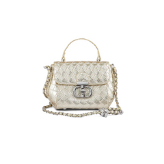Ivory Quilted Designer Mini Bag