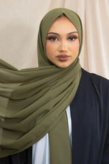 Chiffon Hijab - Khaki
