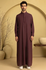 MAROON BLENDED JUBBA/THOBE
