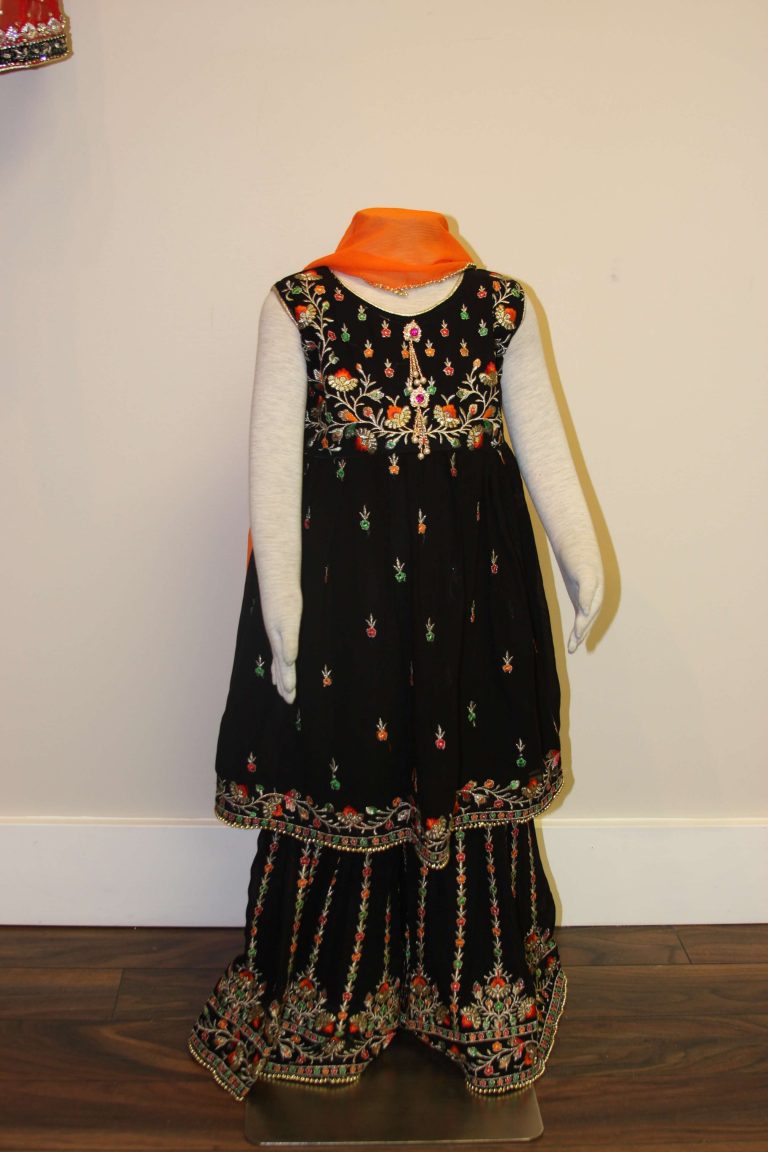 Embroidered Net Fancy Frock