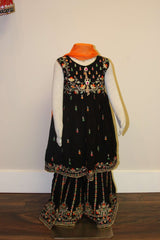 Embroidered Net Fancy Frock