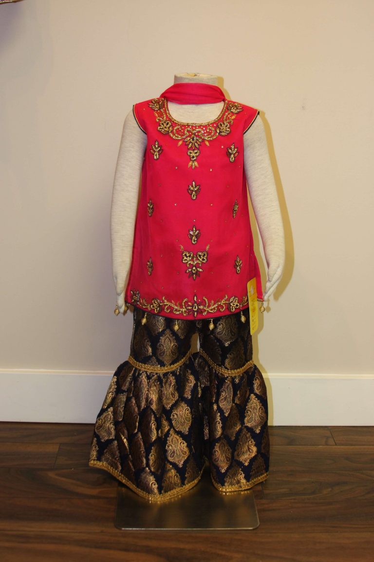 Maxi Style Frock with Net Overlay