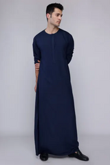 NAVY BLUE BLENDED JUBBA